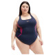 Speedo Γυναικείο ολόσωμο μαγιό Womens Plus Size Placement Medalist